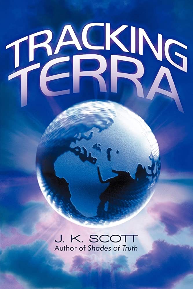 A book cover with the title traveling terra.